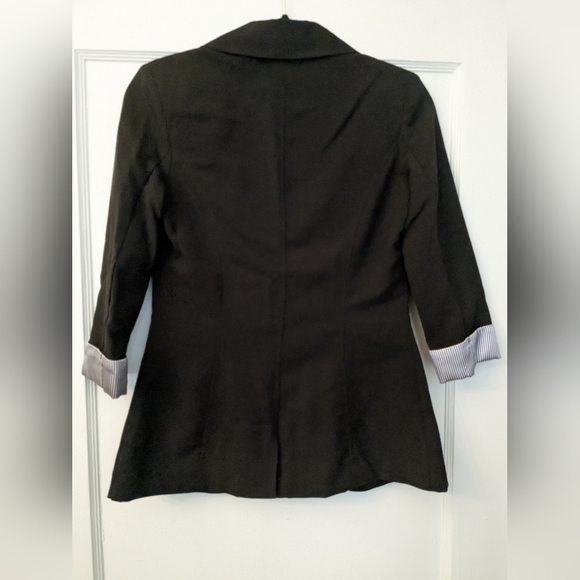 BCX Chic Black Blazer Jacket Women's Sz. SMALL - Picture 6 of 8